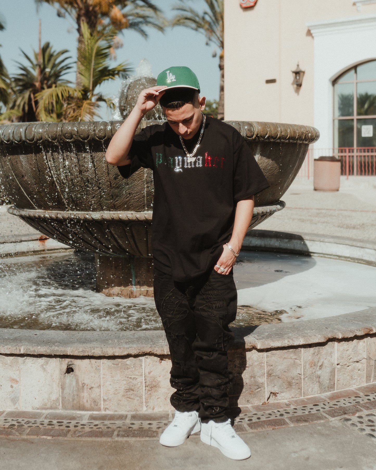 PLAYMAKER RHINESTONE TEE