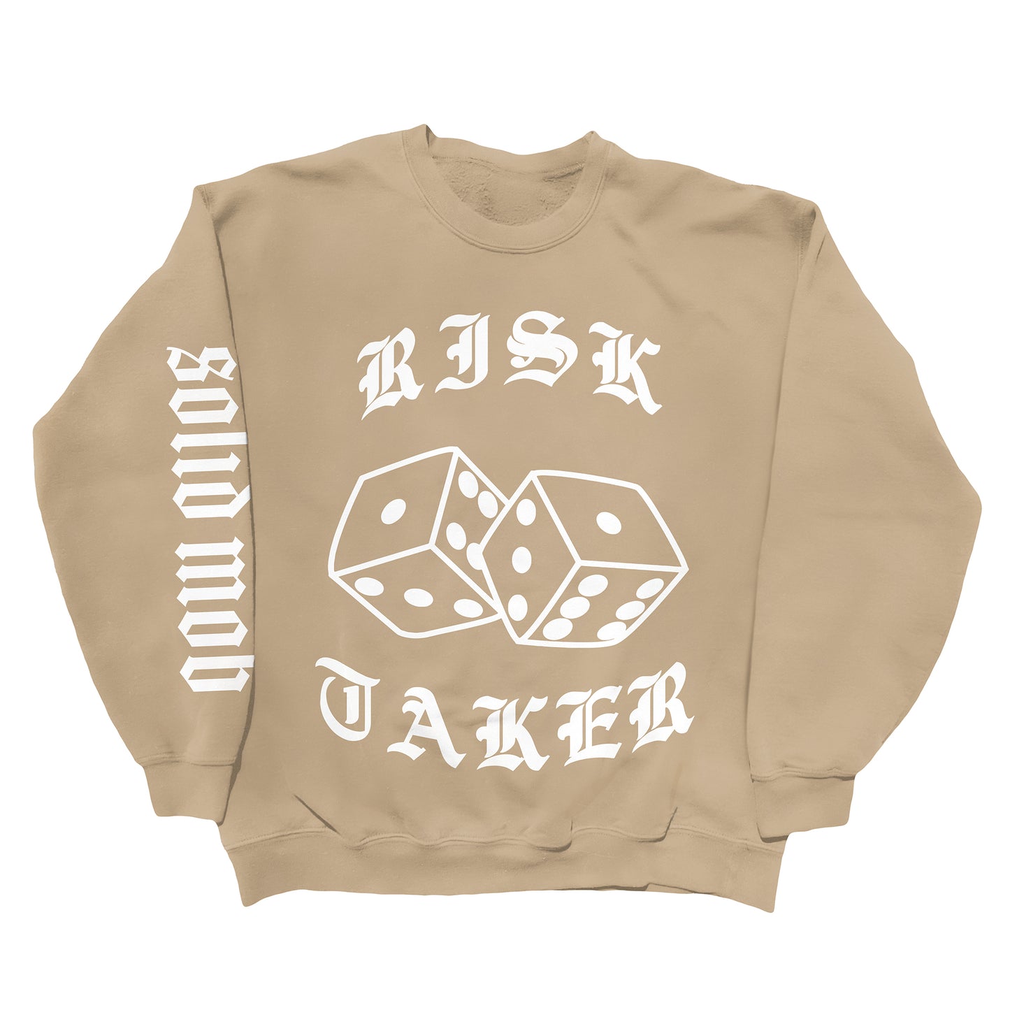 TAN Risk Taker Crewneck Sweater