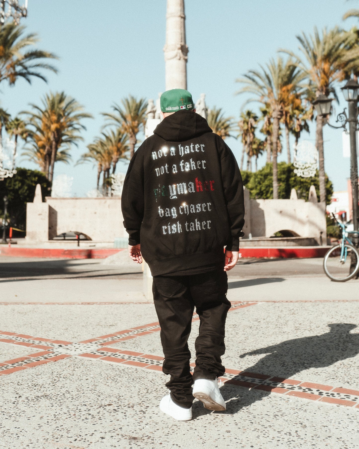 PLAYMAKER RHINESTONE HOODIE