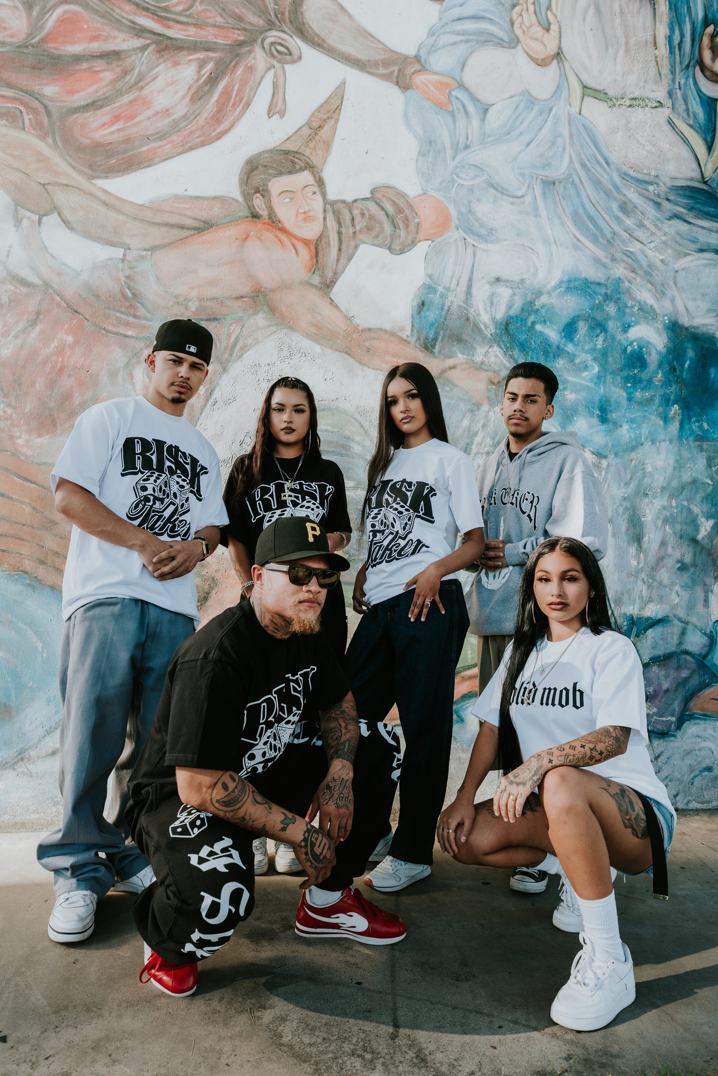 Worth The Risk Tee - White