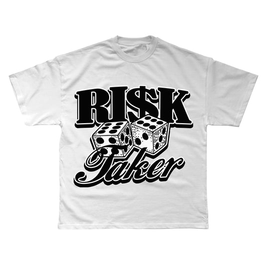 Worth The Risk Tee - White